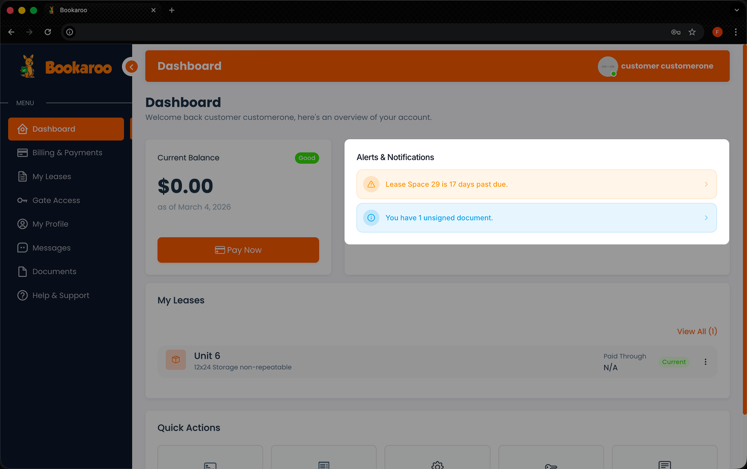 Alerts and notifications